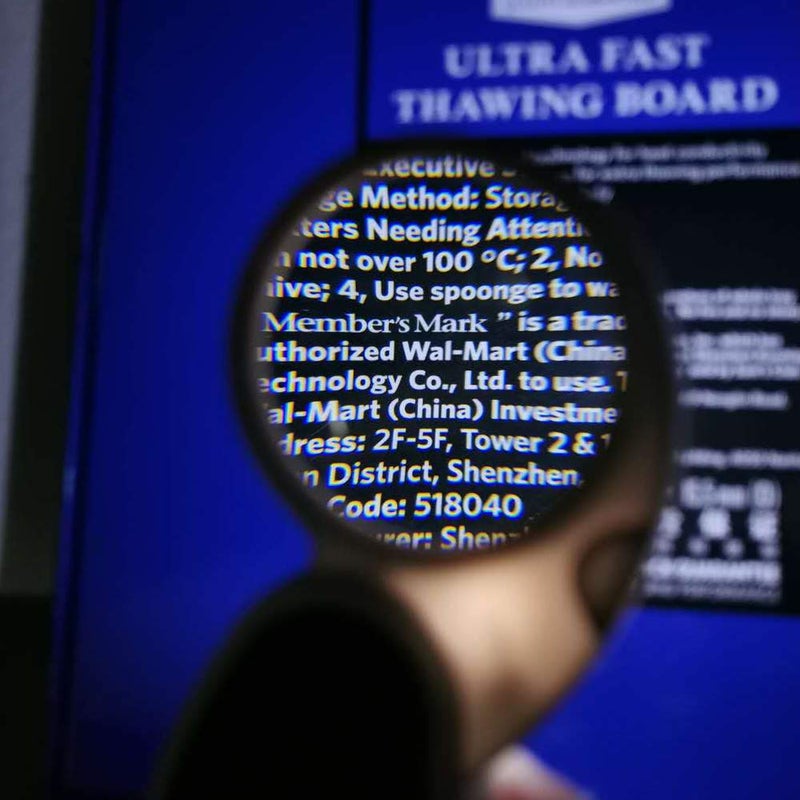 TECHSHARE Magnifying Glass with Light, Lighted Magnifying Glass, Handheld Pocket Magnifier Small Illuminated Folding Hand Held Lighted Magnifier for Reading Coins Hobby Travel - 45 Mm Diameter - Image 2